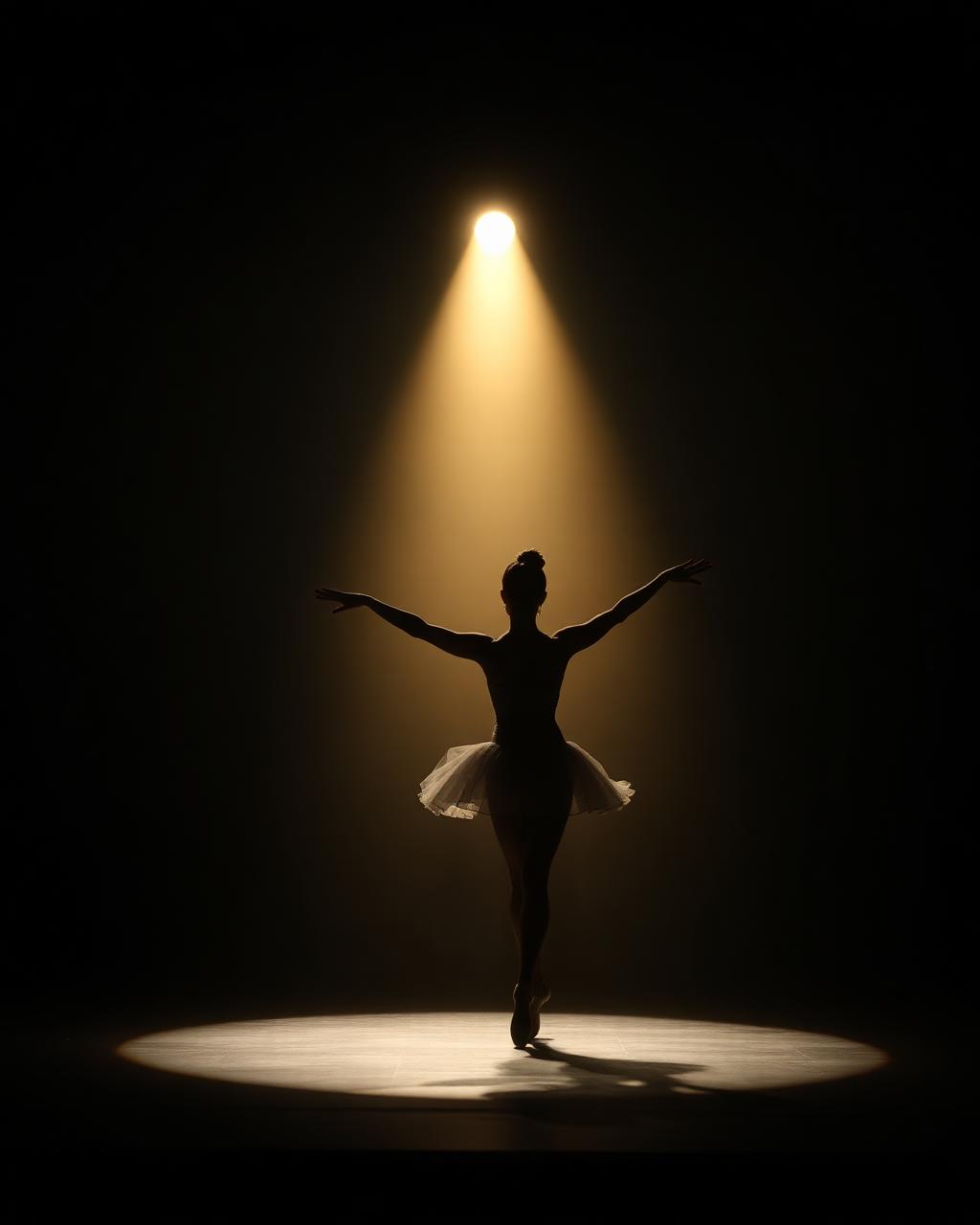 Ballerina in scena